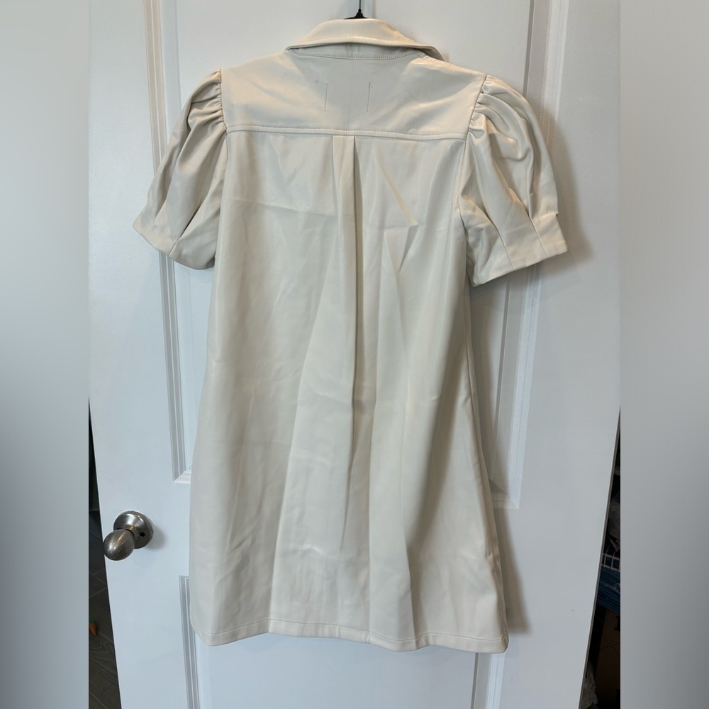 Dolce Cabo Vegan Leather Dress Size Small - Picture 7 of 11